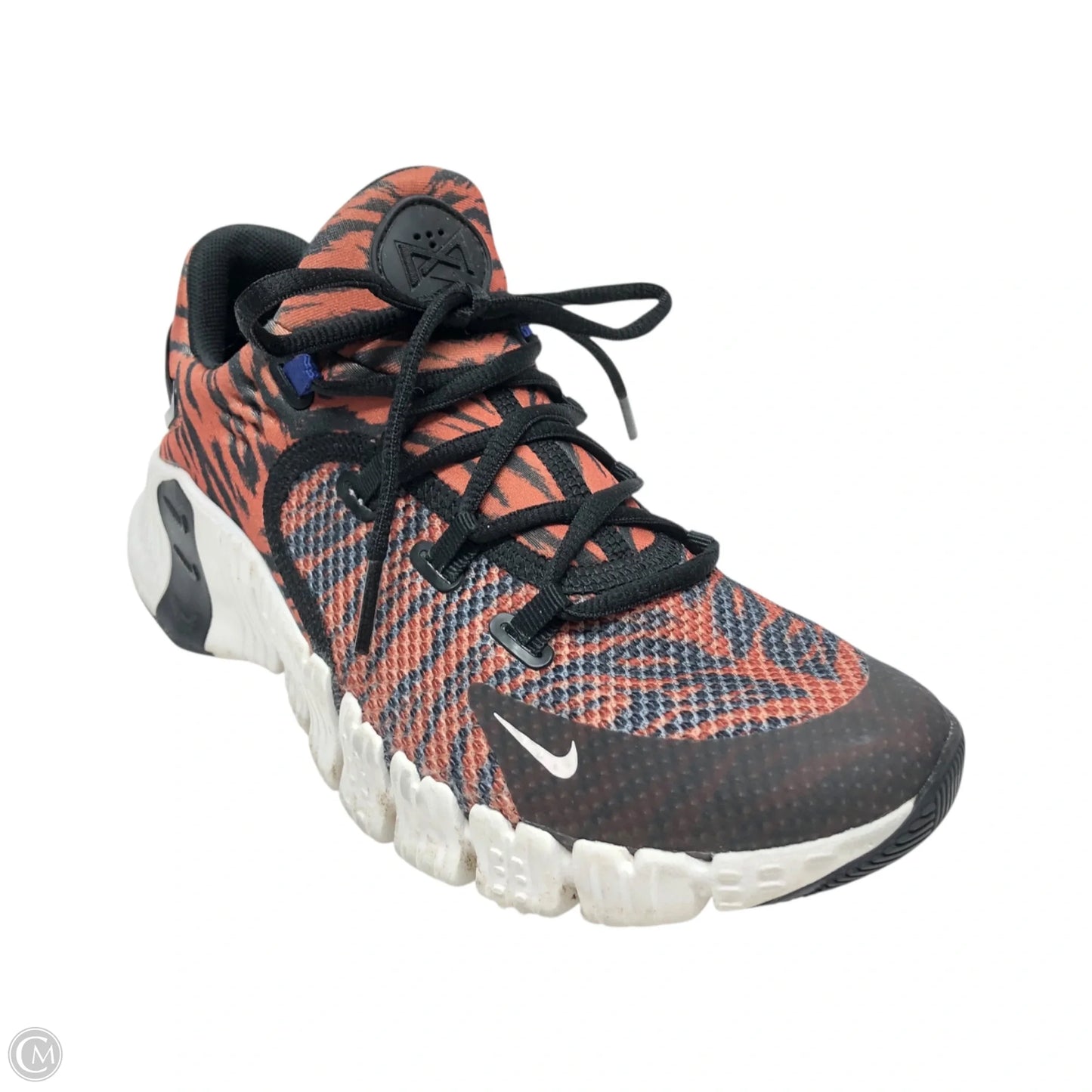 Shoes Athletic By Nike In Black & Orange, Size: 7