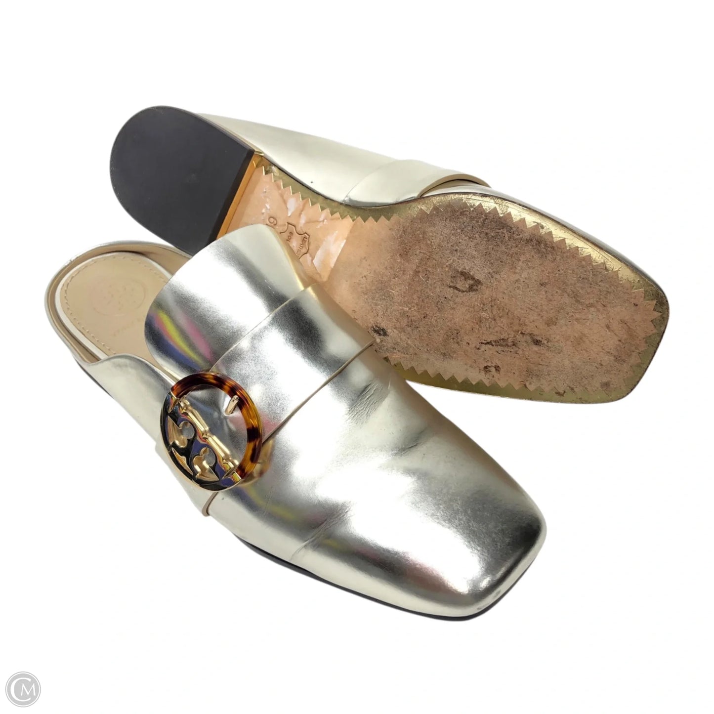 Shoes Designer By Tory Burch In Gold, Size: 6