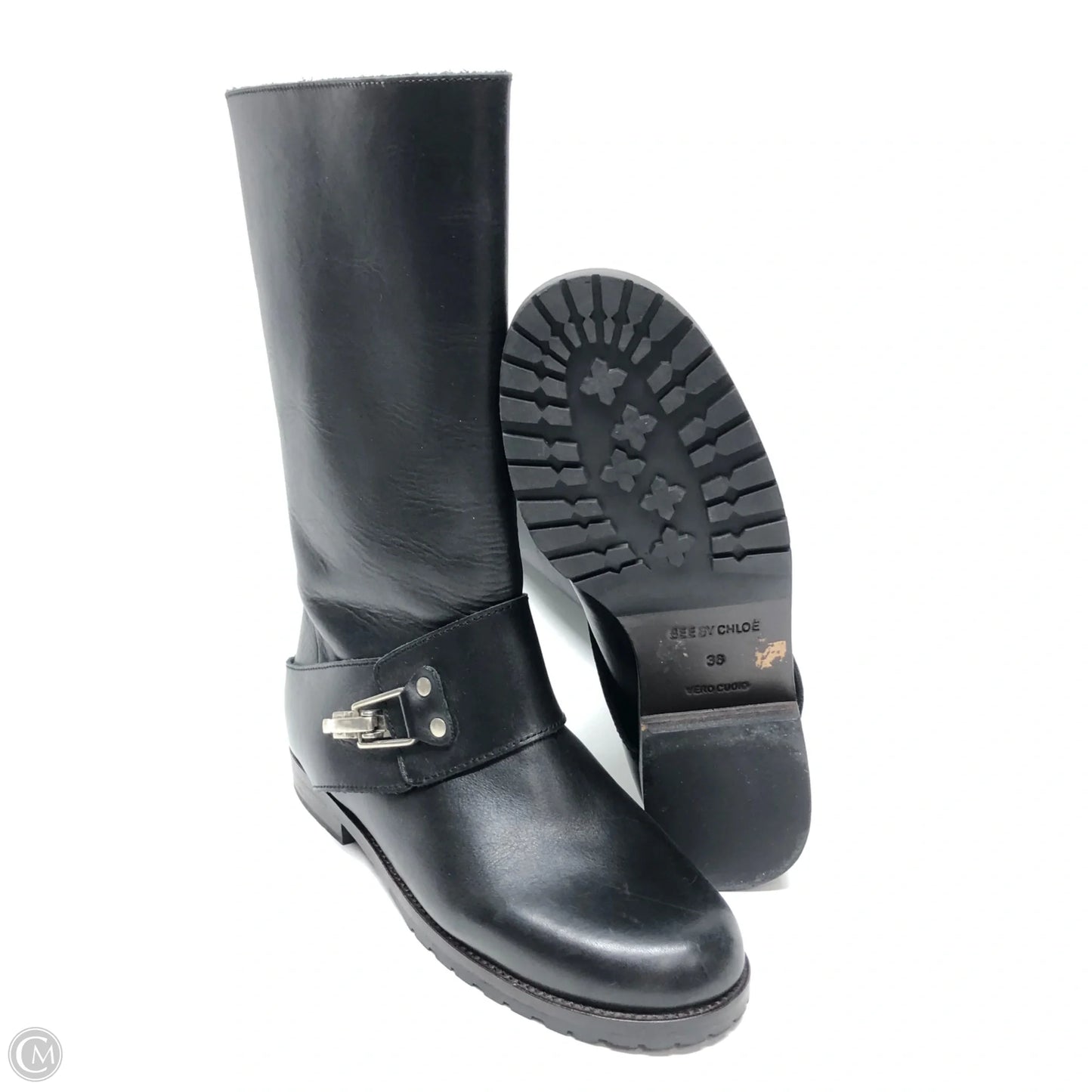 Boots Designer By See By Chloe In Black, Size: 6