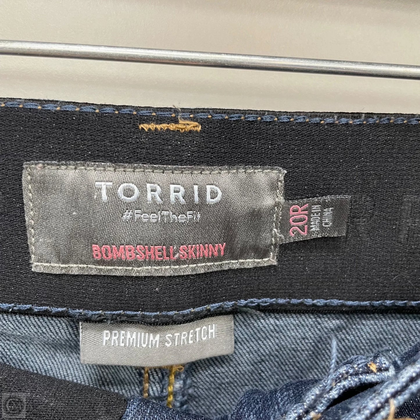 Jeans Jeggings By Torrid In Blue Denim, Size: 20