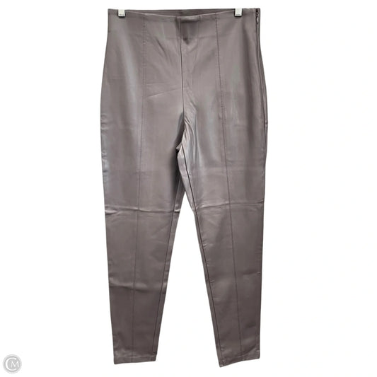 Pants Leggings By Ann Taylor In Grey, Size: M