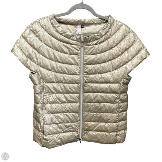 Vest Puffer & Quilted By Cmb In Gold, Size: M