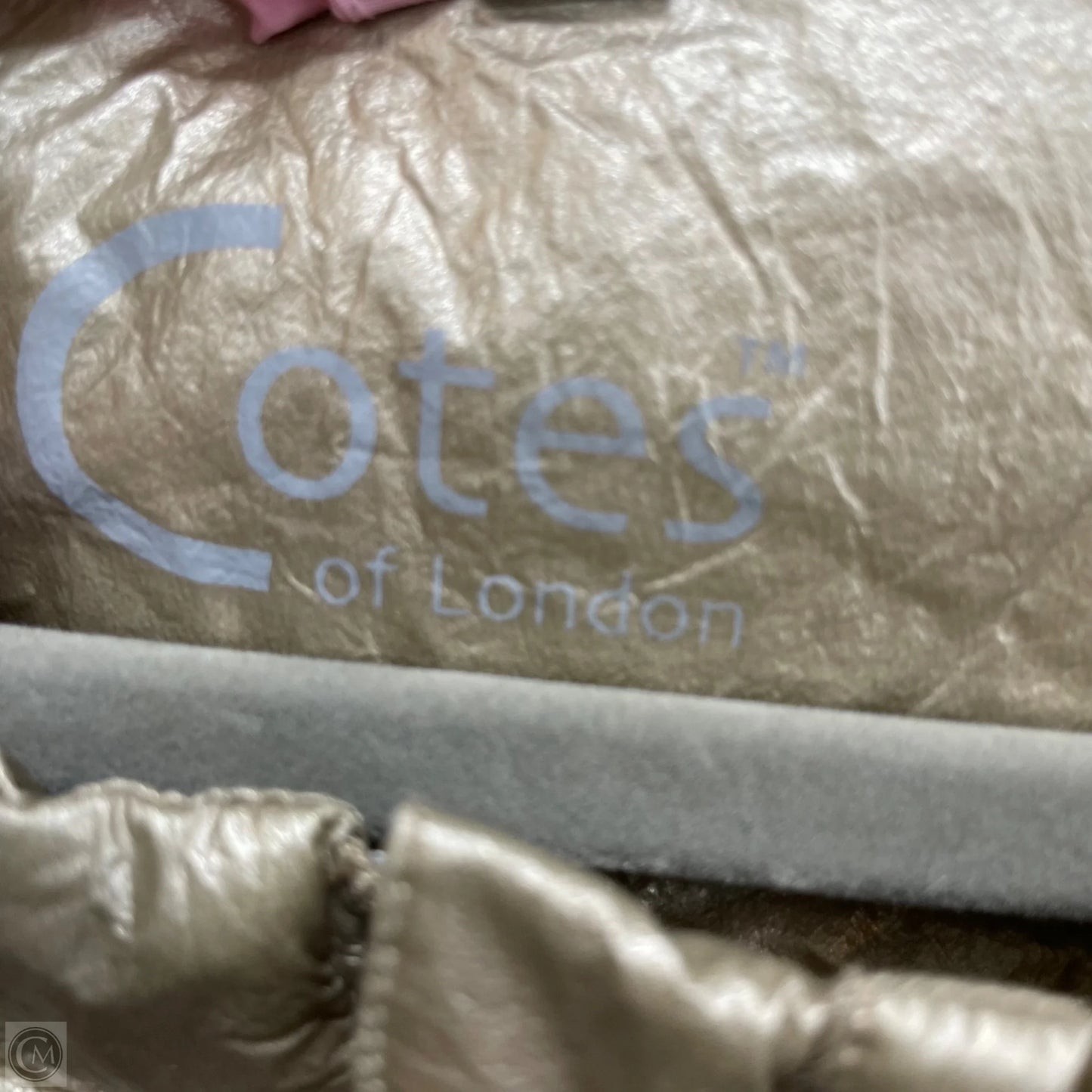 Vest Puffer & Quilted By Cmb In Gold, Size: M