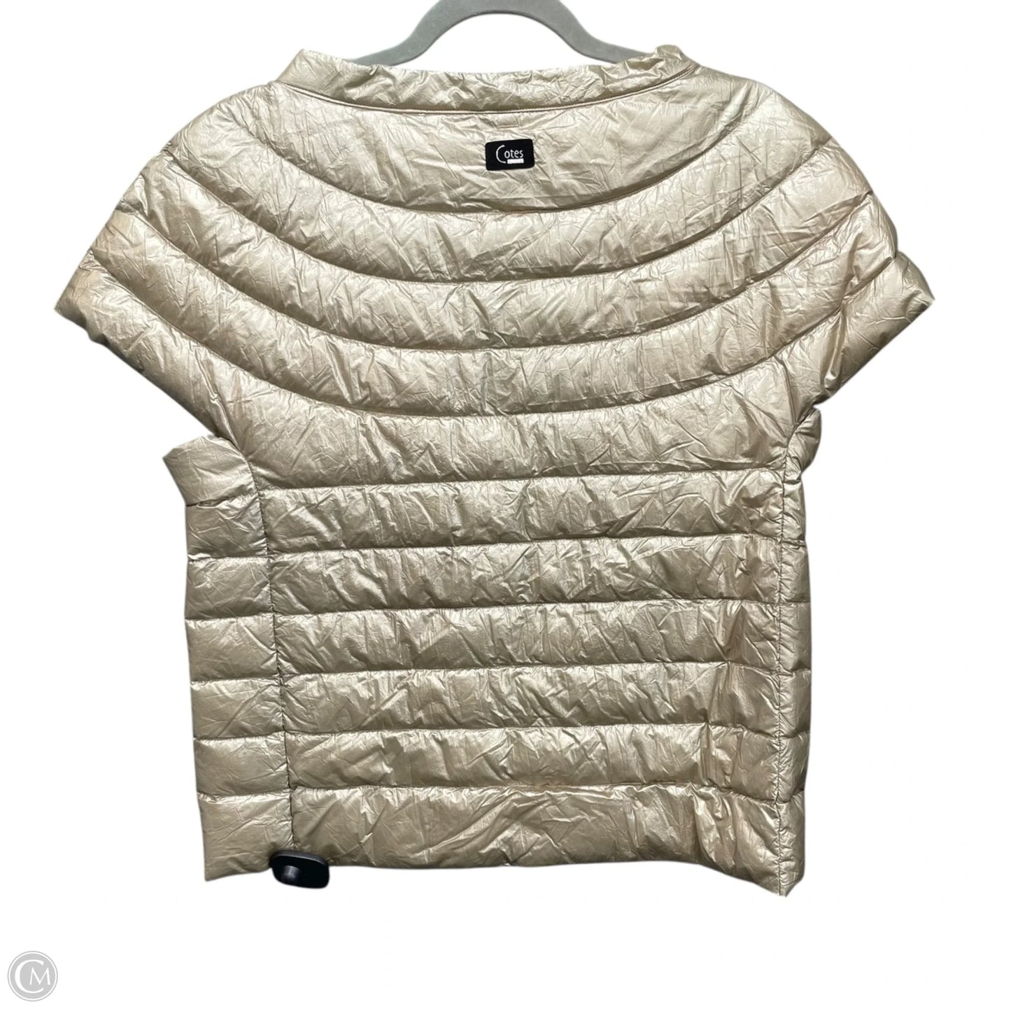 Vest Puffer & Quilted By Cmb In Gold, Size: M