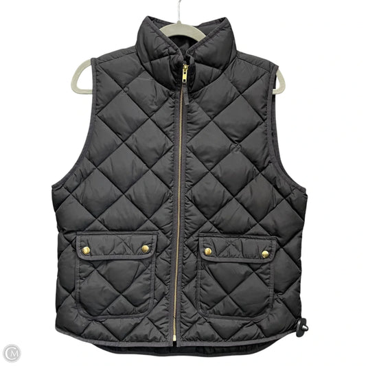 Vest Puffer & Quilted By J. Crew In Black, Size: L