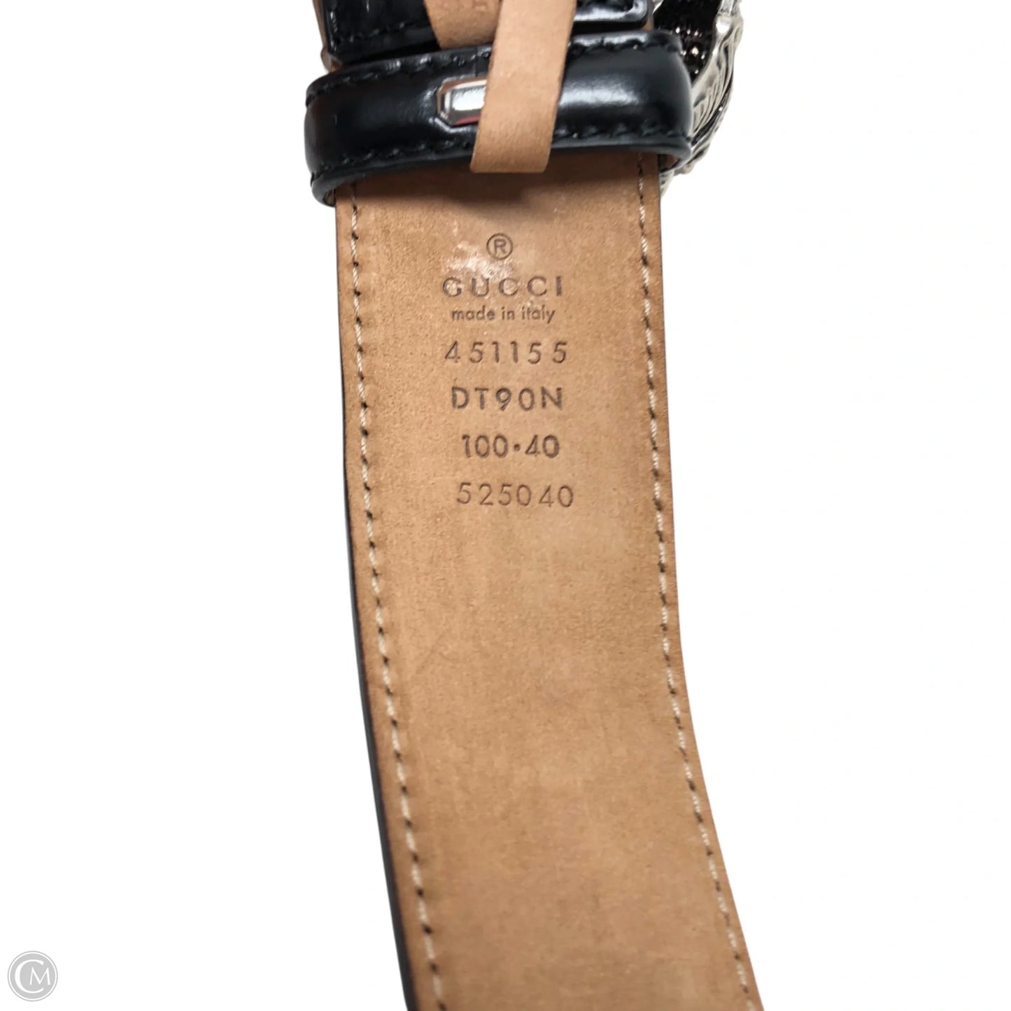 Belt Luxury Designer By Gucci, Size: Large