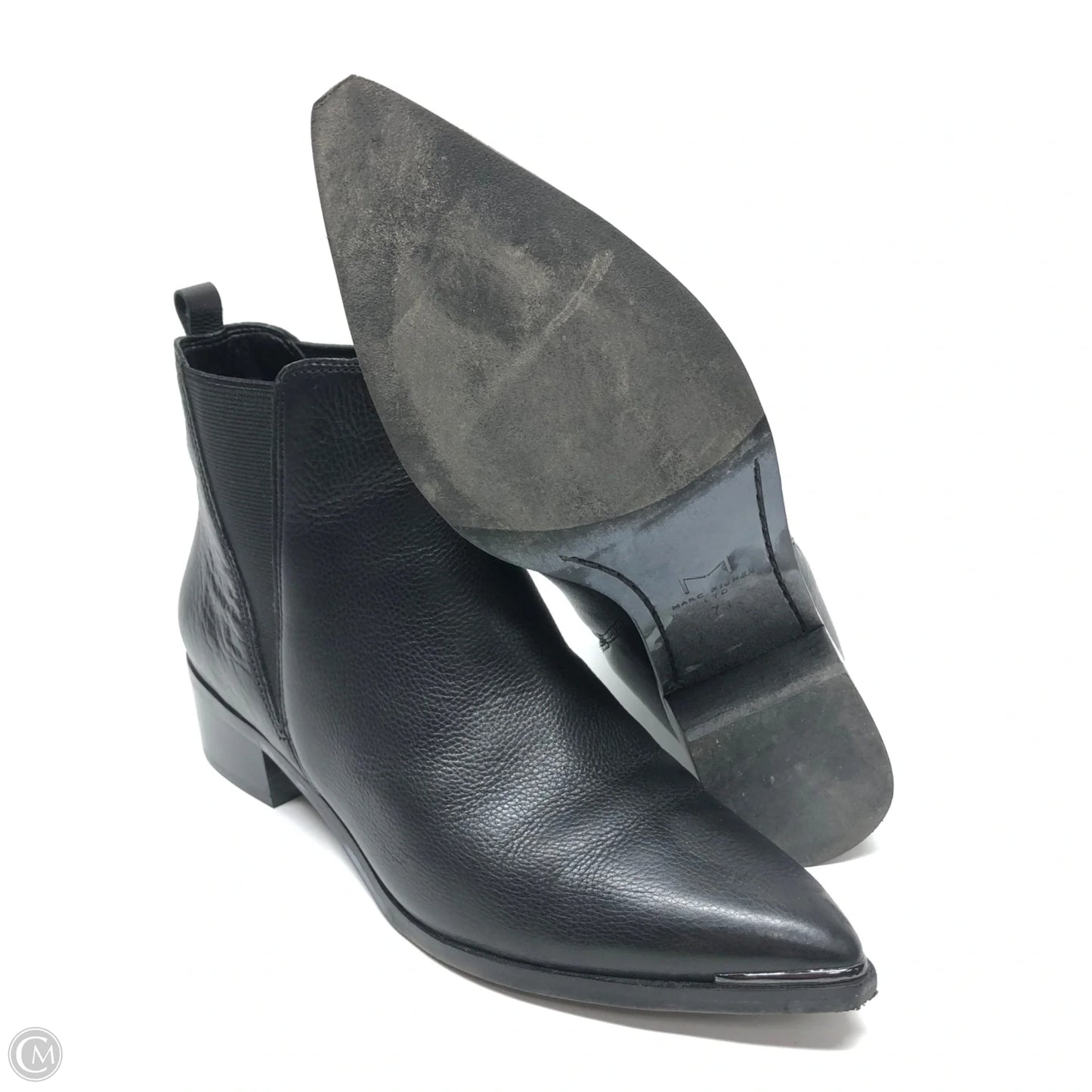 Boots Ankle Heels By Marc Fisher In Black, Size: 7