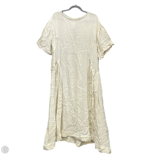 Dress Casual Midi By Free People In Cream, Size: Xs