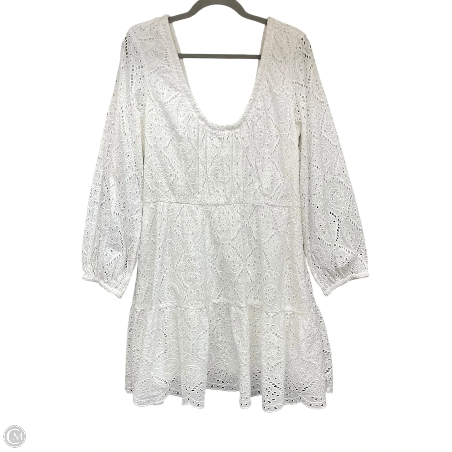 Dress Casual Short By Veronica Beard In White, Size: 8