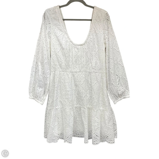 Dress Casual Short By Veronica Beard In White, Size: 8