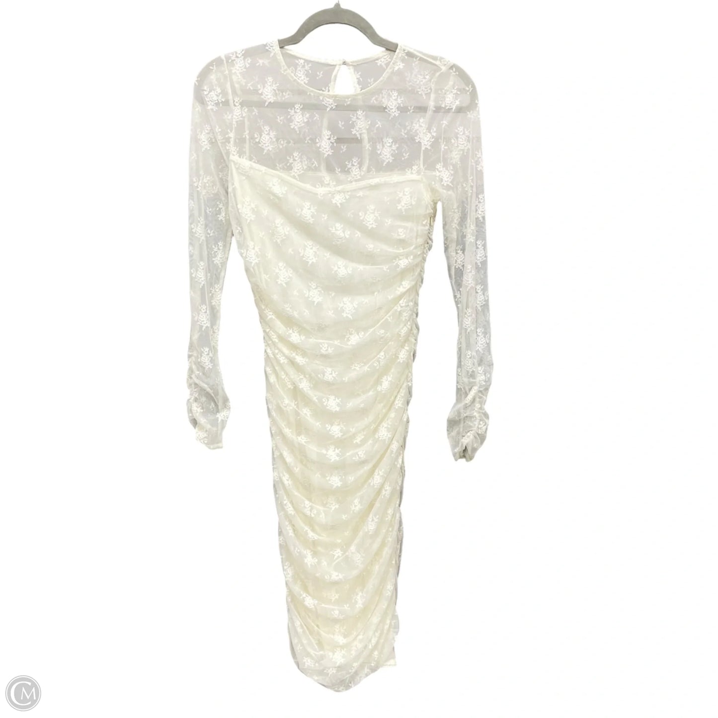 Dress Party Midi By Bhldn In Ivory, Size: S