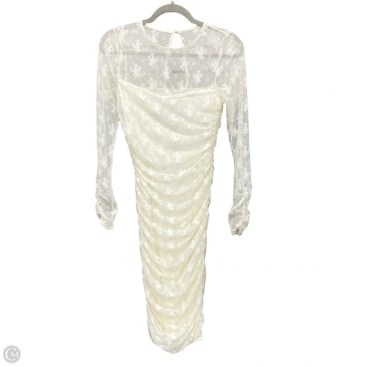 Dress Party Midi By Bhldn In Ivory, Size: S