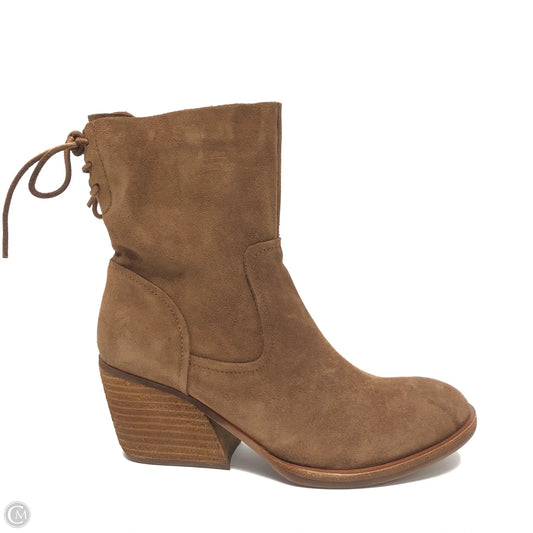 Boots Ankle Heels By Kork Ease In Brown, Size: 7