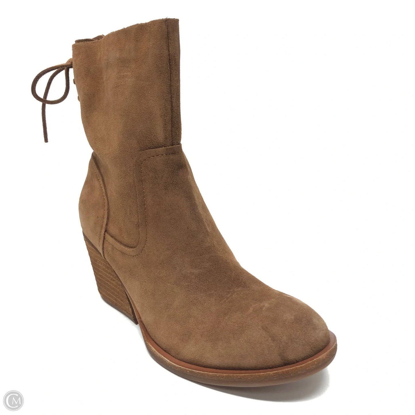 Boots Ankle Heels By Kork Ease In Brown, Size: 7