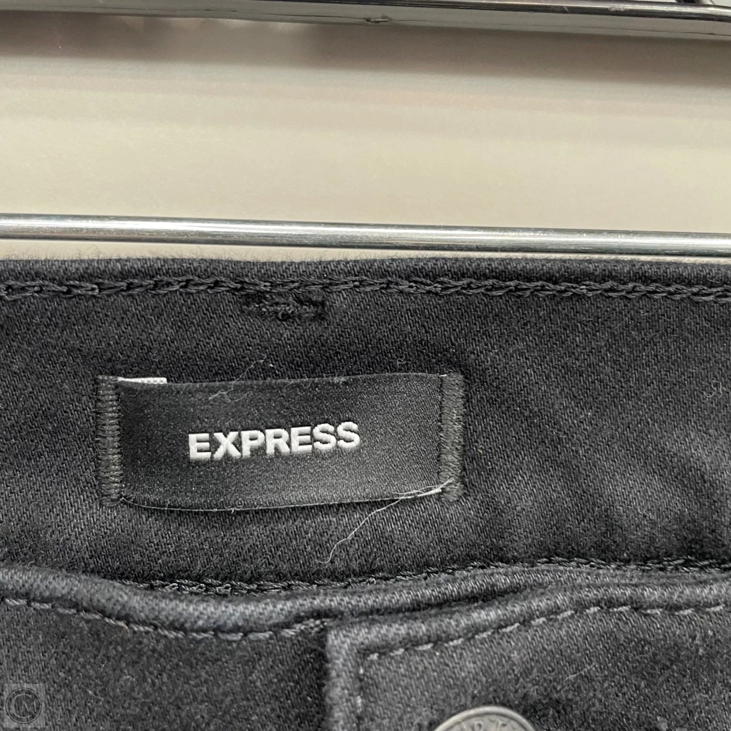 Jeans Straight By Express In Black, Size: 14p