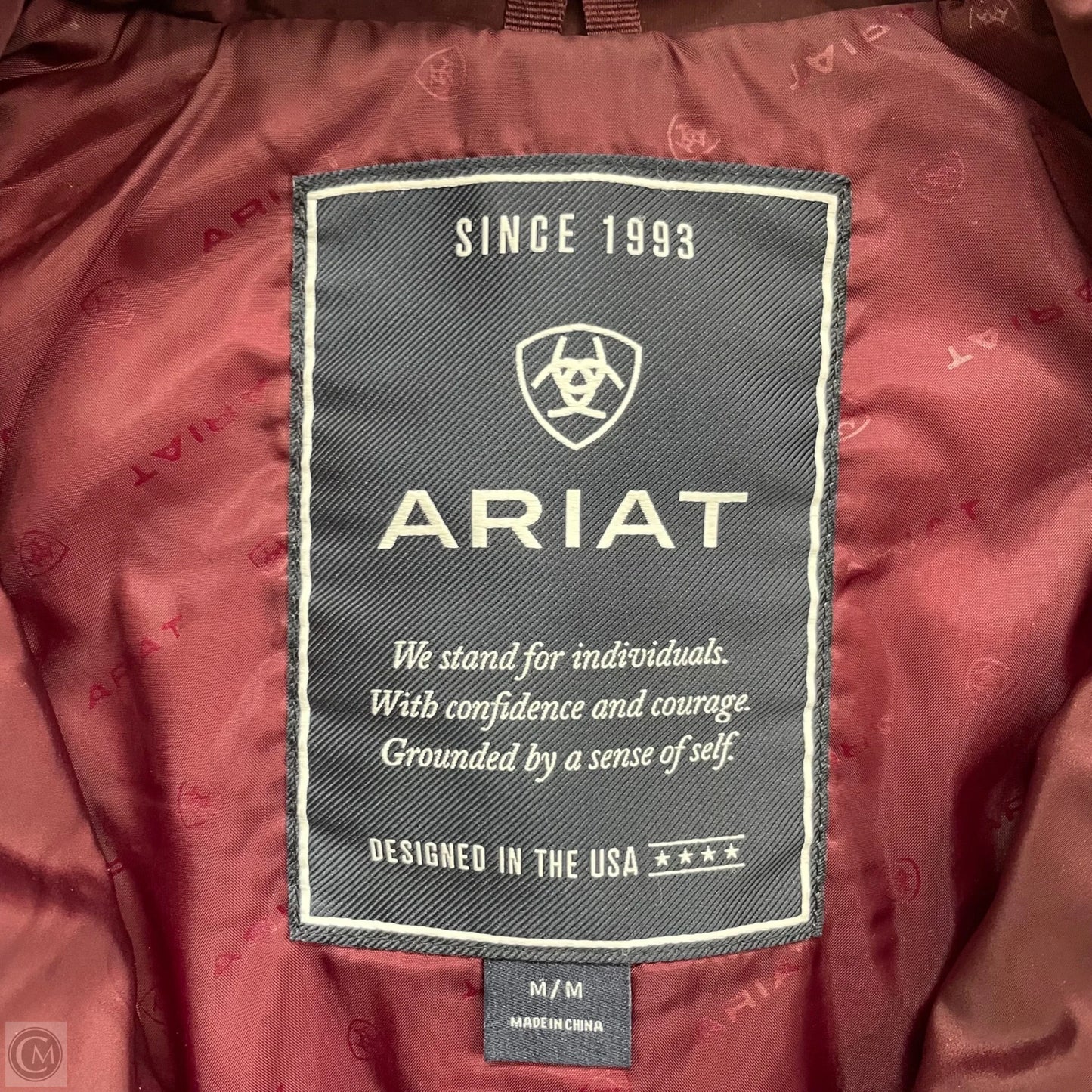 Vest Puffer & Quilted By Ariat In Purple, Size: M