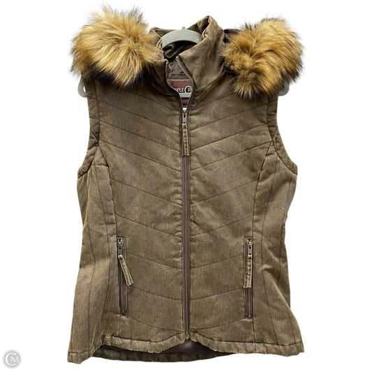 Vest Other By Clothes Mentor In Brown, Size: M
