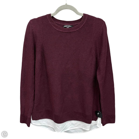 Sweater By Hilary Radley In Purple, Size: M