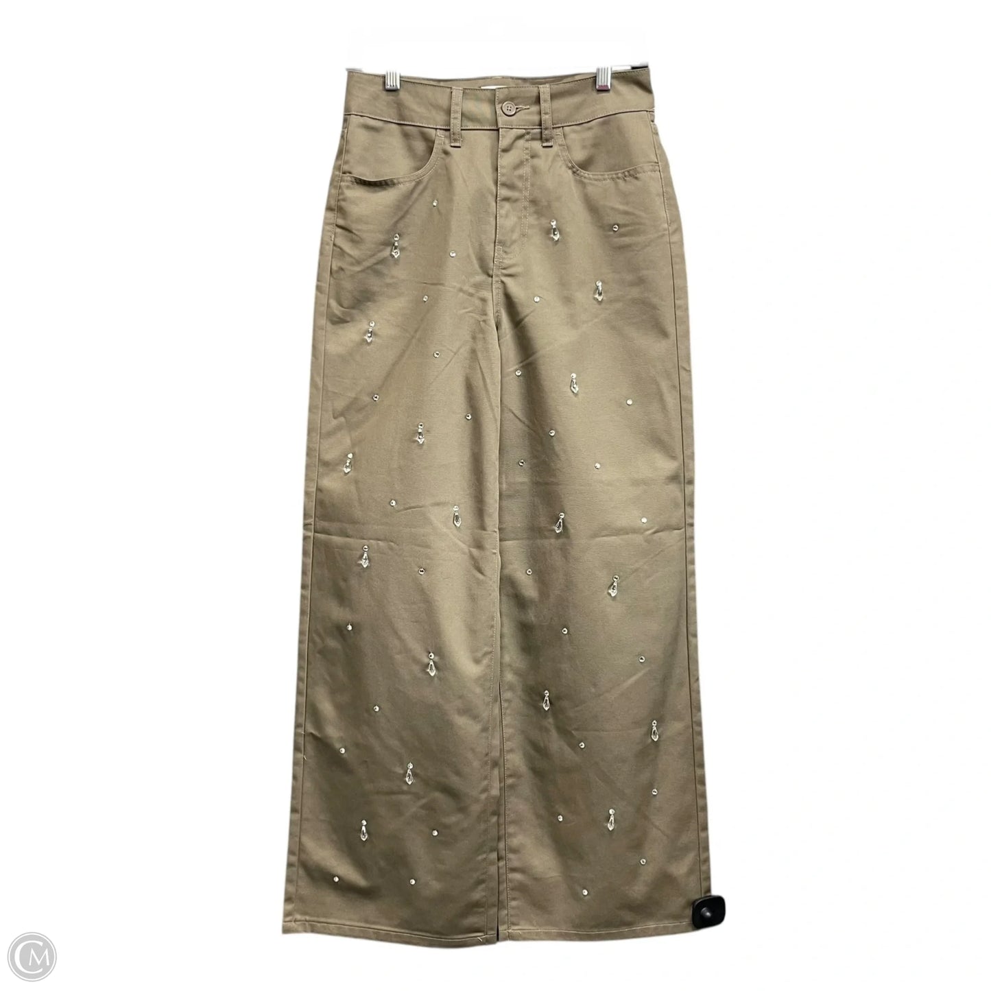 Pants Wide Leg By Future Collective In Taupe, Size: 4