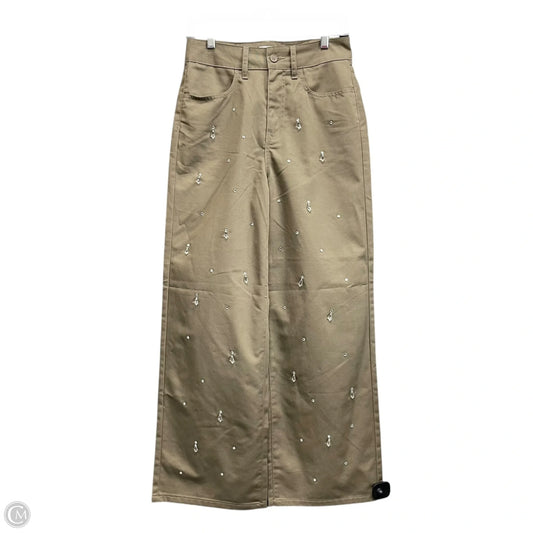 Pants Wide Leg By Future Collective In Taupe, Size: 4