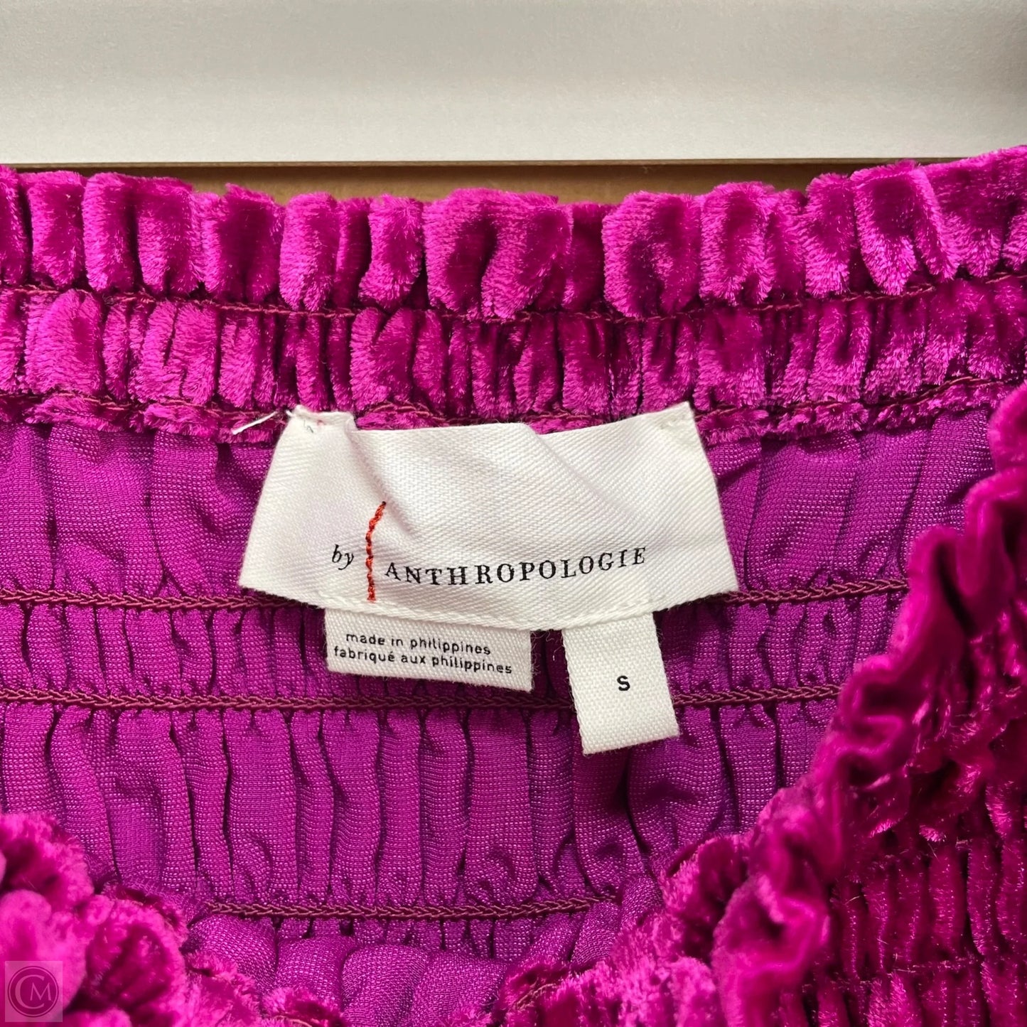 Top Long Sleeve By Anthropologie In Pink, Size: S