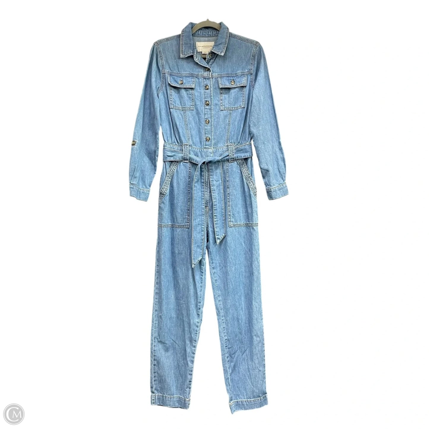 Jumpsuit By Pilcro In Blue Denim, Size: S