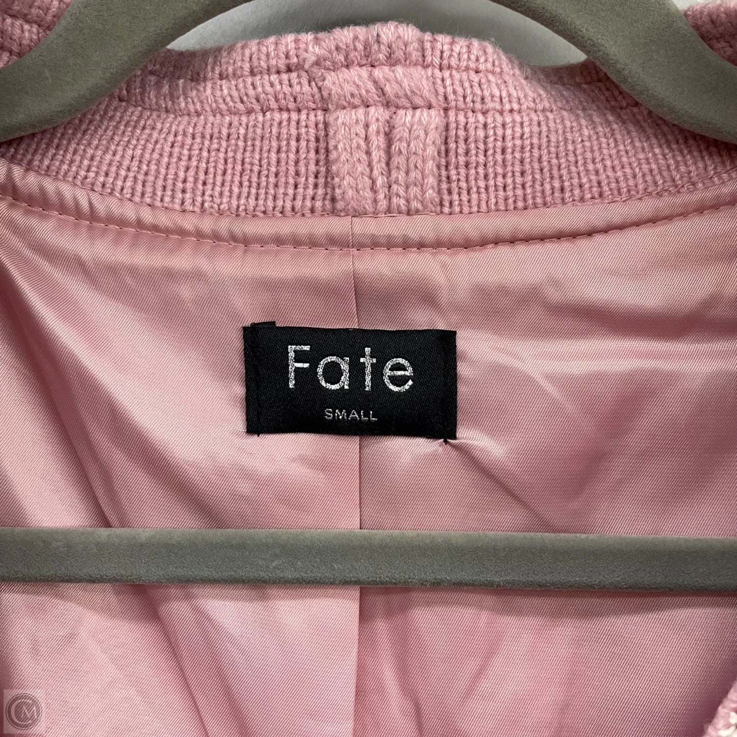 Sweater Cardigan By Fate In Pink, Size: S