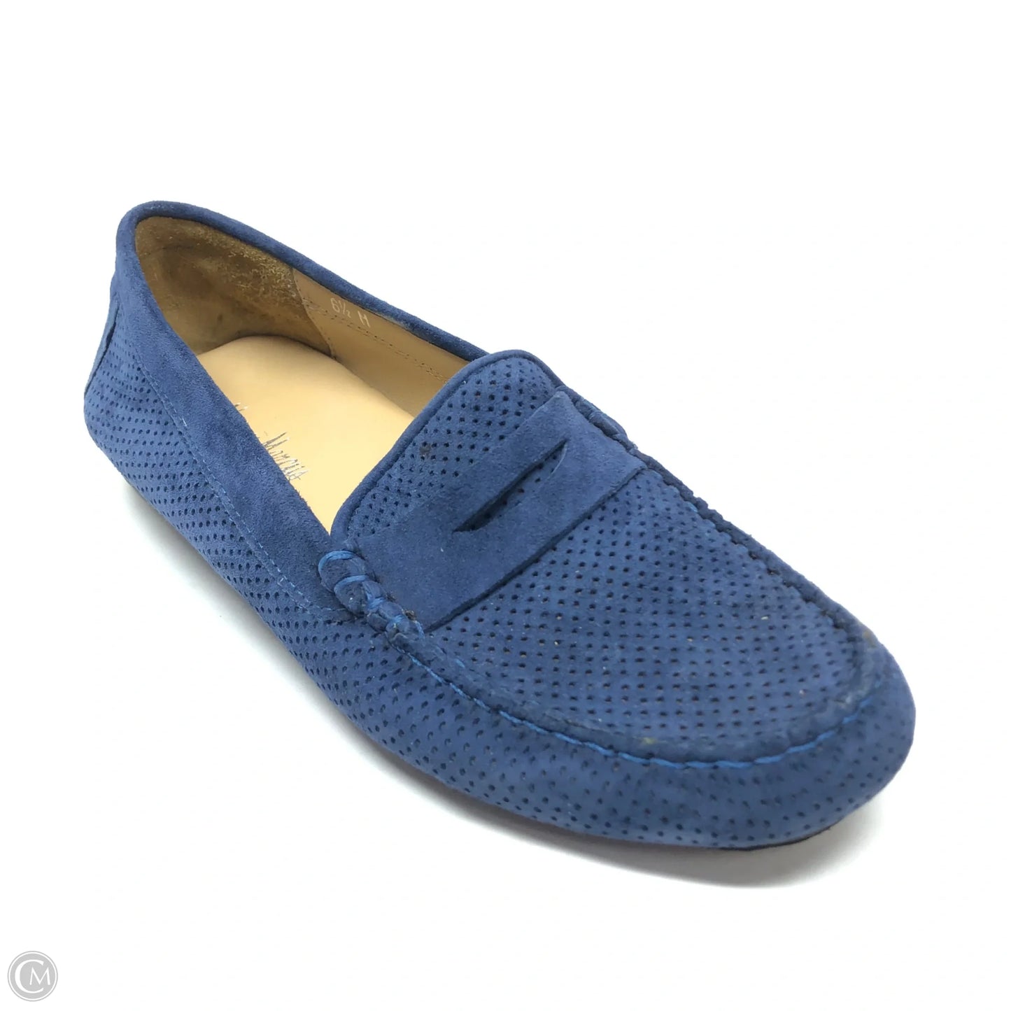 Shoes Designer By Neiman Marcus In Blue, Size: 6.5