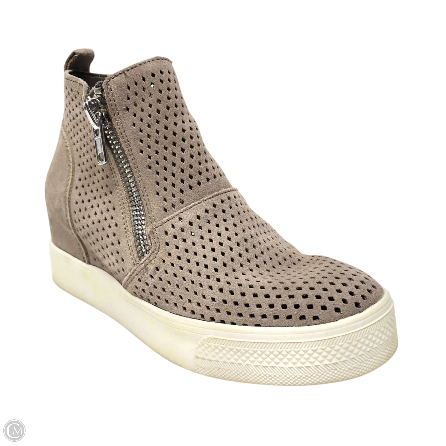 Shoes Heels Wedge By Steve Madden In Taupe, Size: 6.5