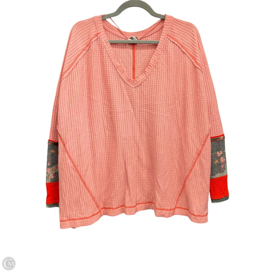 Top Long Sleeve By We The Free In Peach, Size: Xs