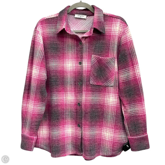 Top Long Sleeve By Zenana In Pink, Size: M