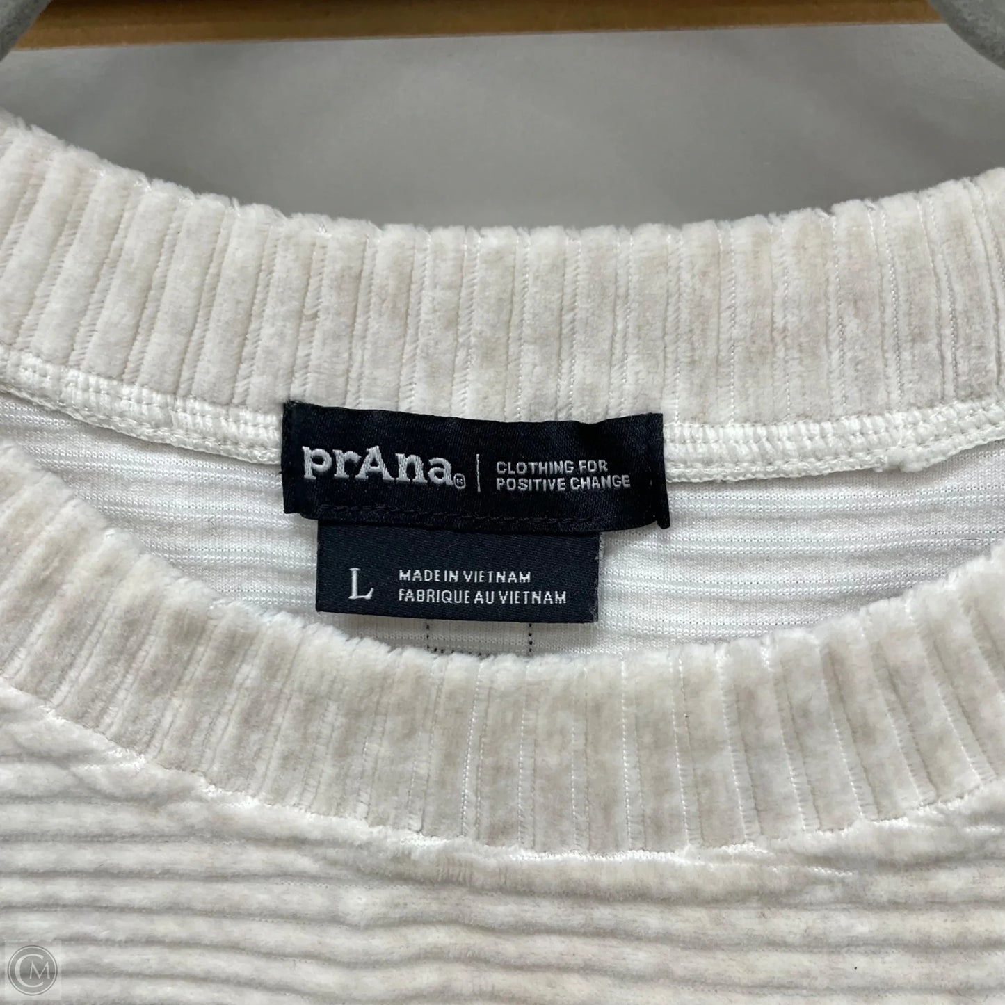 Sweater By Prana In Cream, Size: L