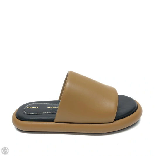 Sandals Luxury Designer By Proenza-schouler In Brown, Size: 6