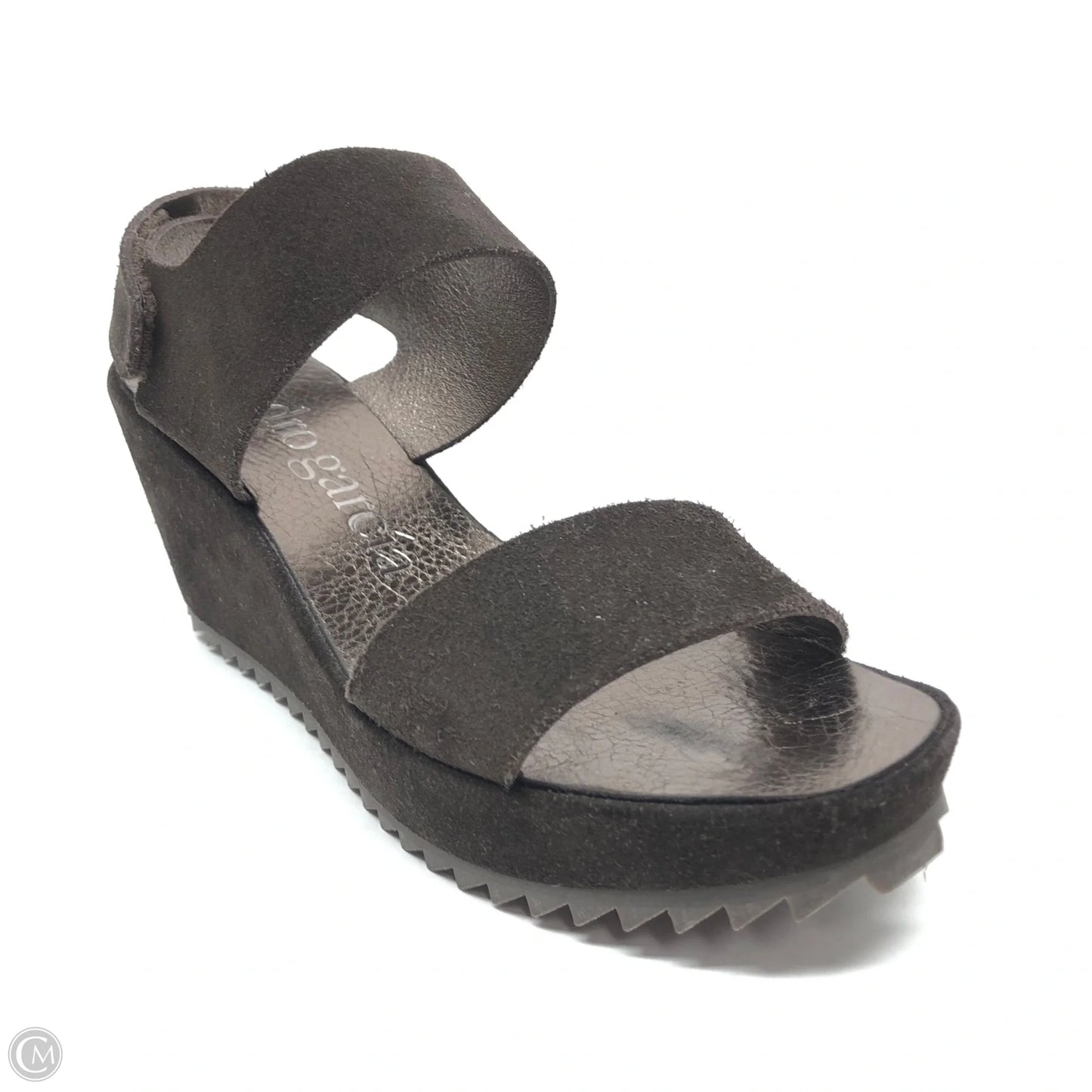 Sandals Heels Wedge By Cma In Brown, Size: 6