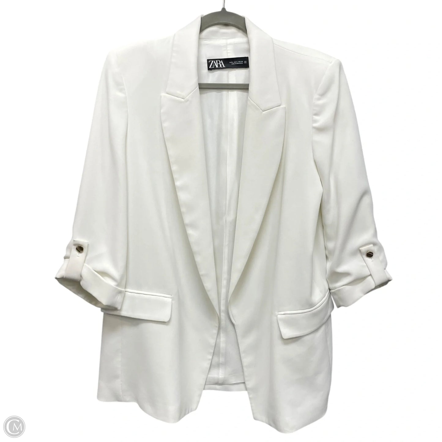 Blazer By Zara In White, Size: L