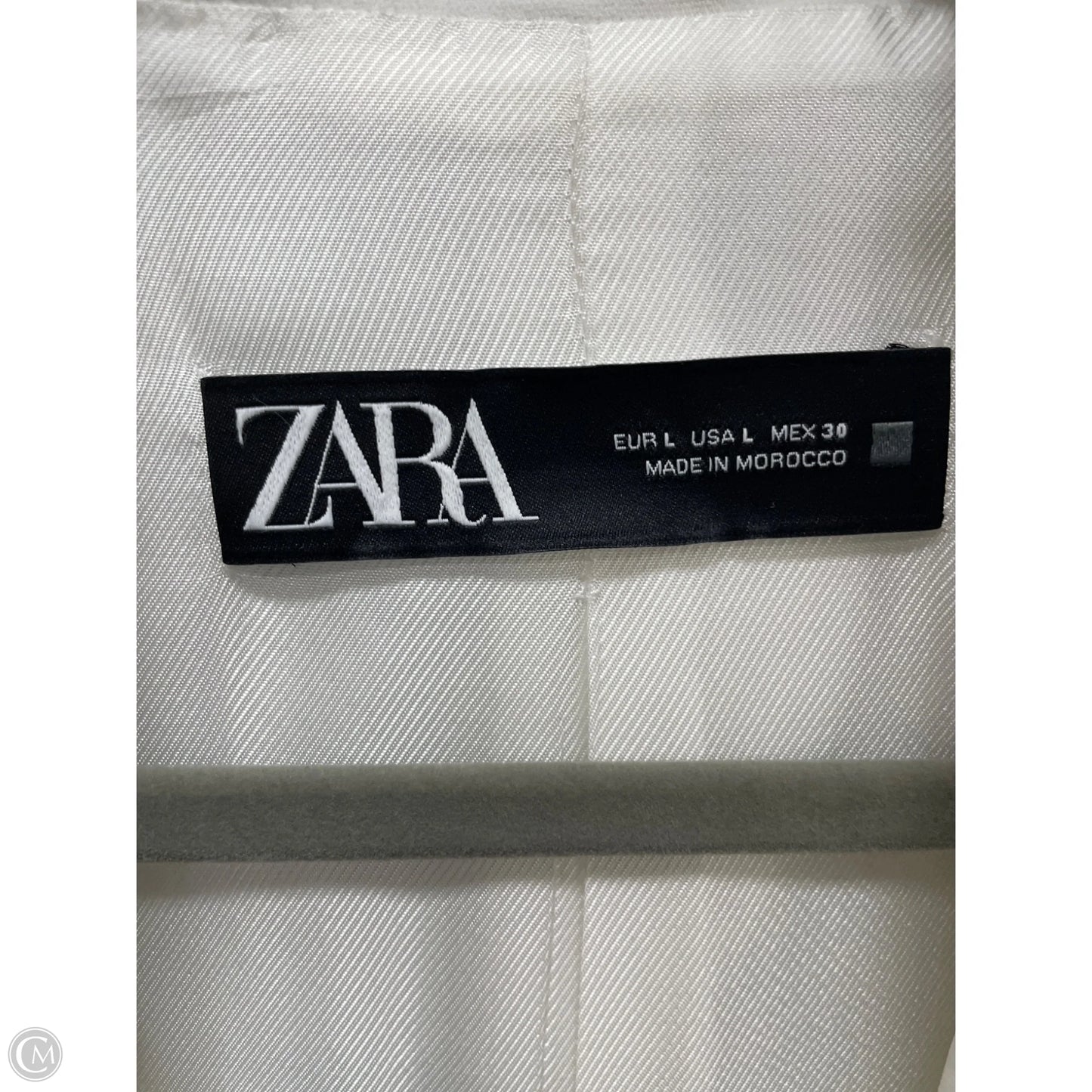 Blazer By Zara In White, Size: L