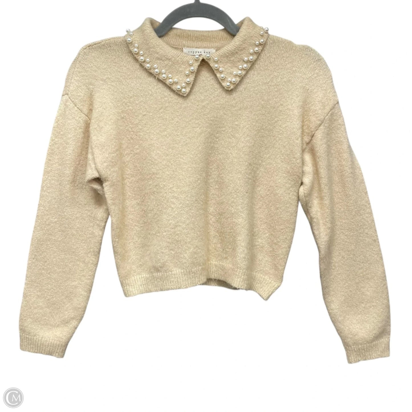 Sweater By Copper Key In Cream, Size: M