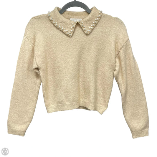 Sweater By Copper Key In Cream, Size: M