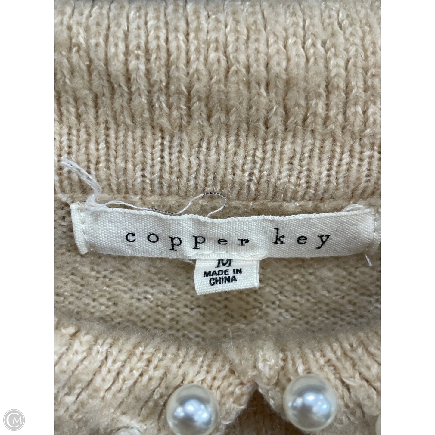 Sweater By Copper Key In Cream, Size: M