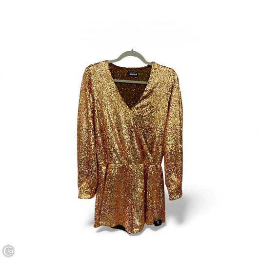 Romper By 4s13nna In Gold, Size: M