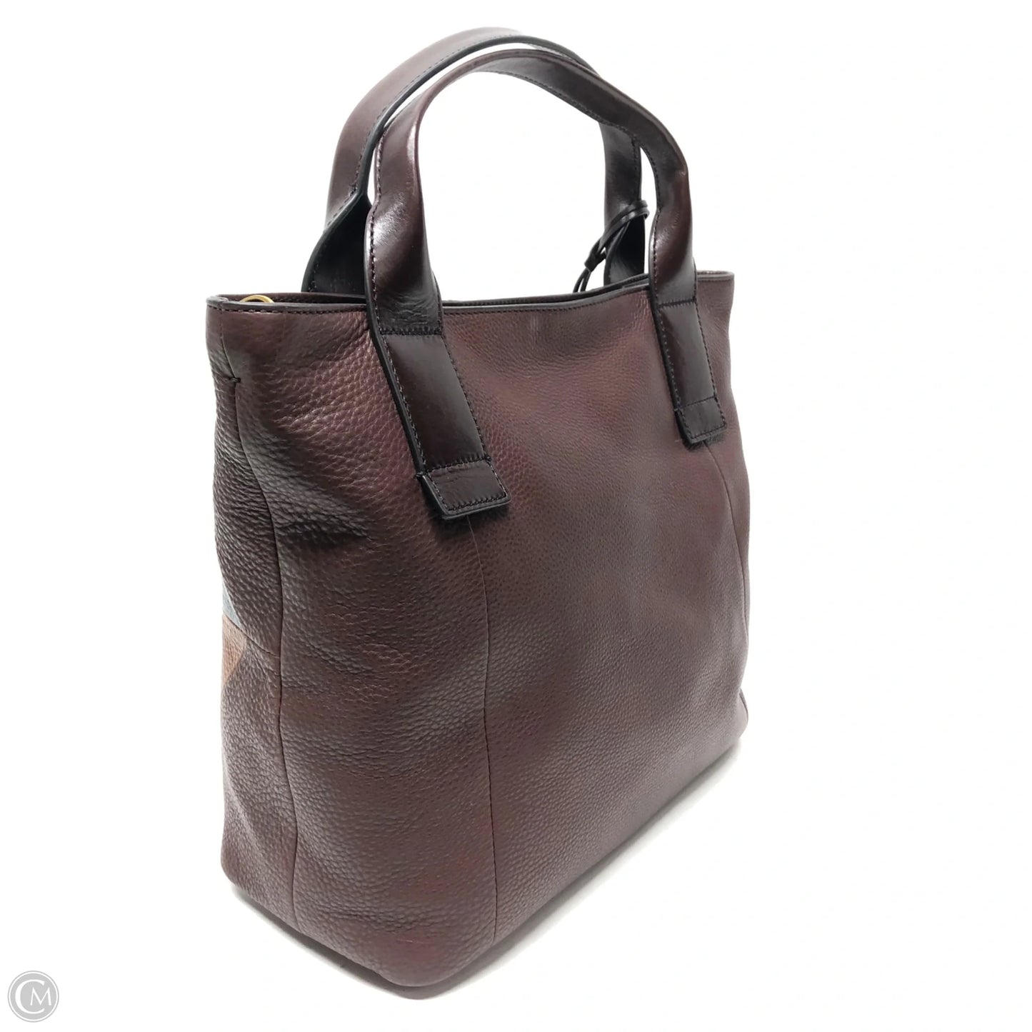 Tote Leather By Fossil, Size: Medium