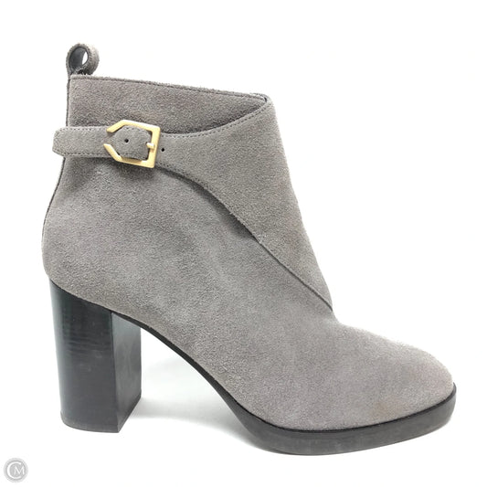 Boots Ankle Heels By Cole-haan In Grey, Size: 7.5