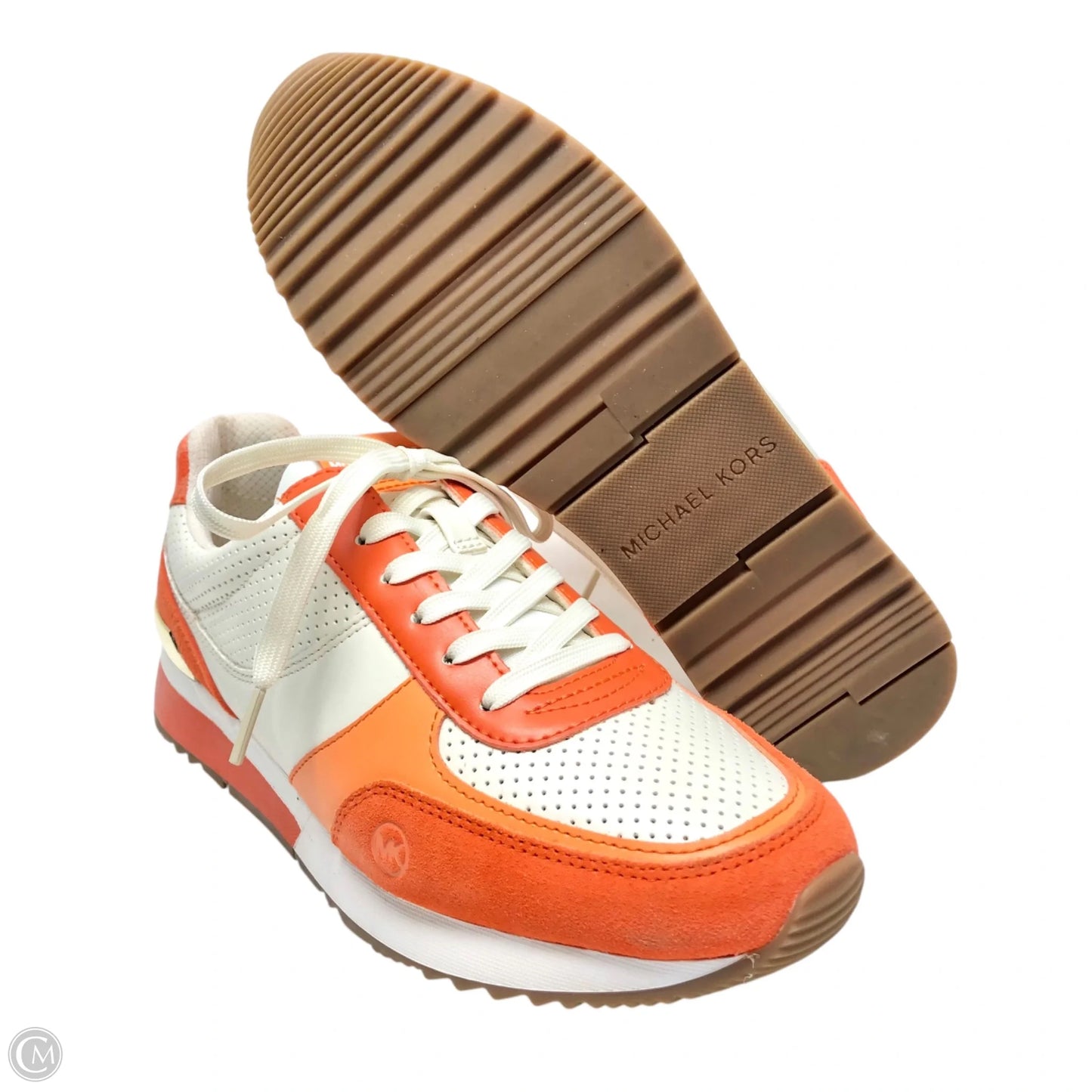 Shoes Sneakers By Michael By Michael Kors In Orange, Size: 9