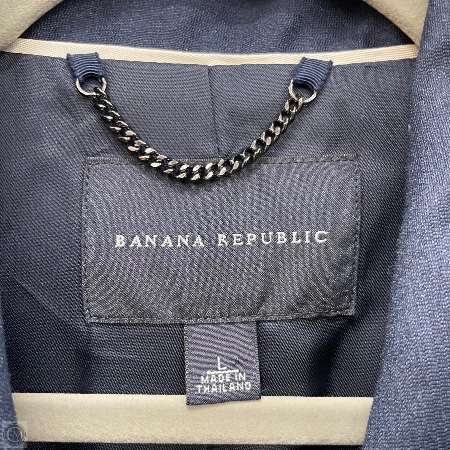 Coat Other By Banana Republic In Navy, Size: L