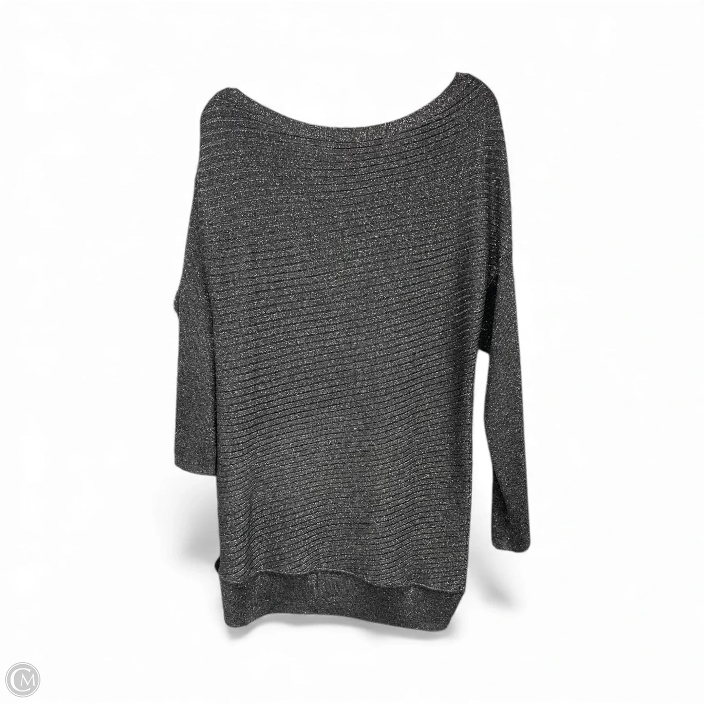Sweater By White House Black Market In Grey & Silver, Size: M