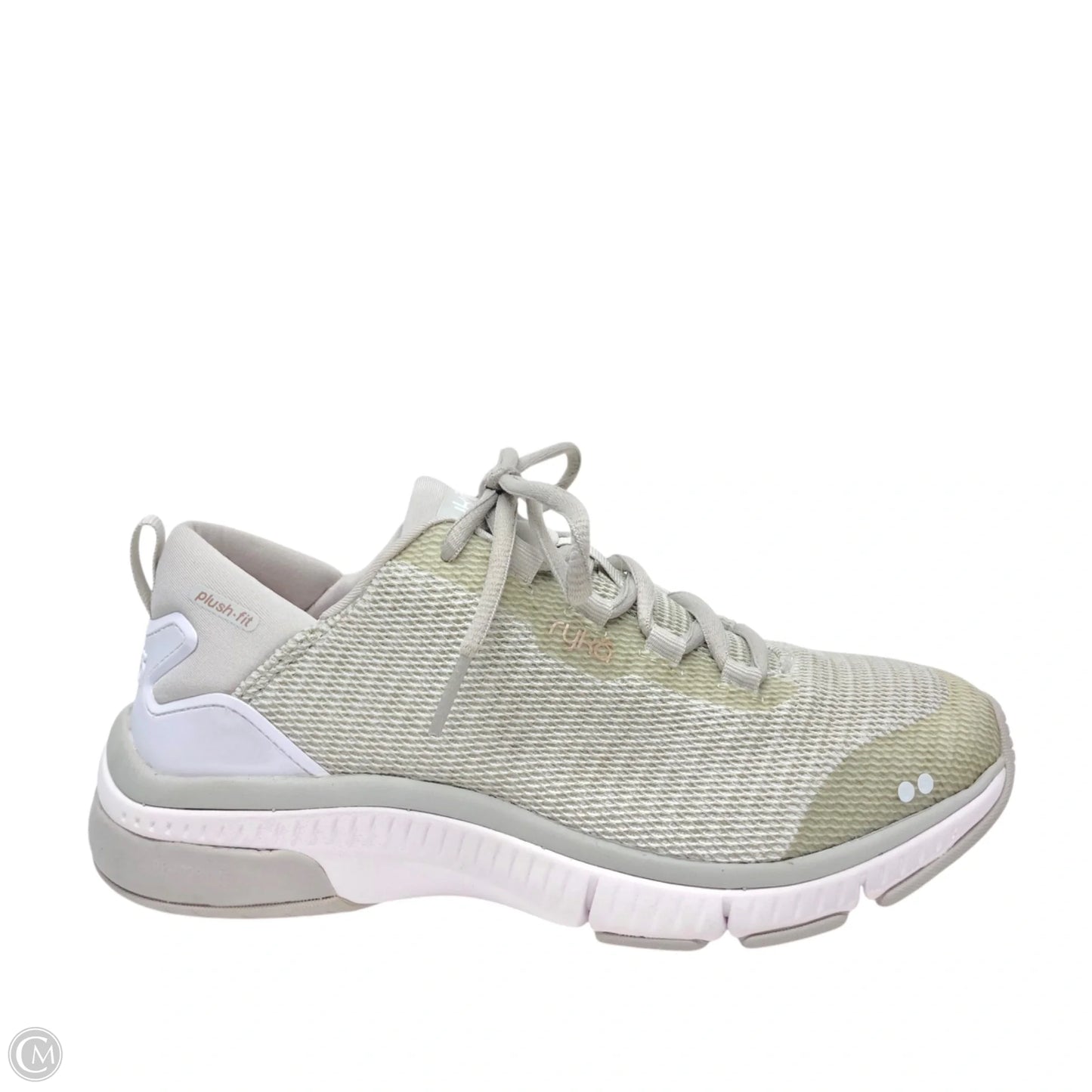 Shoes Athletic By Ryka In Green & Grey, Size: 6