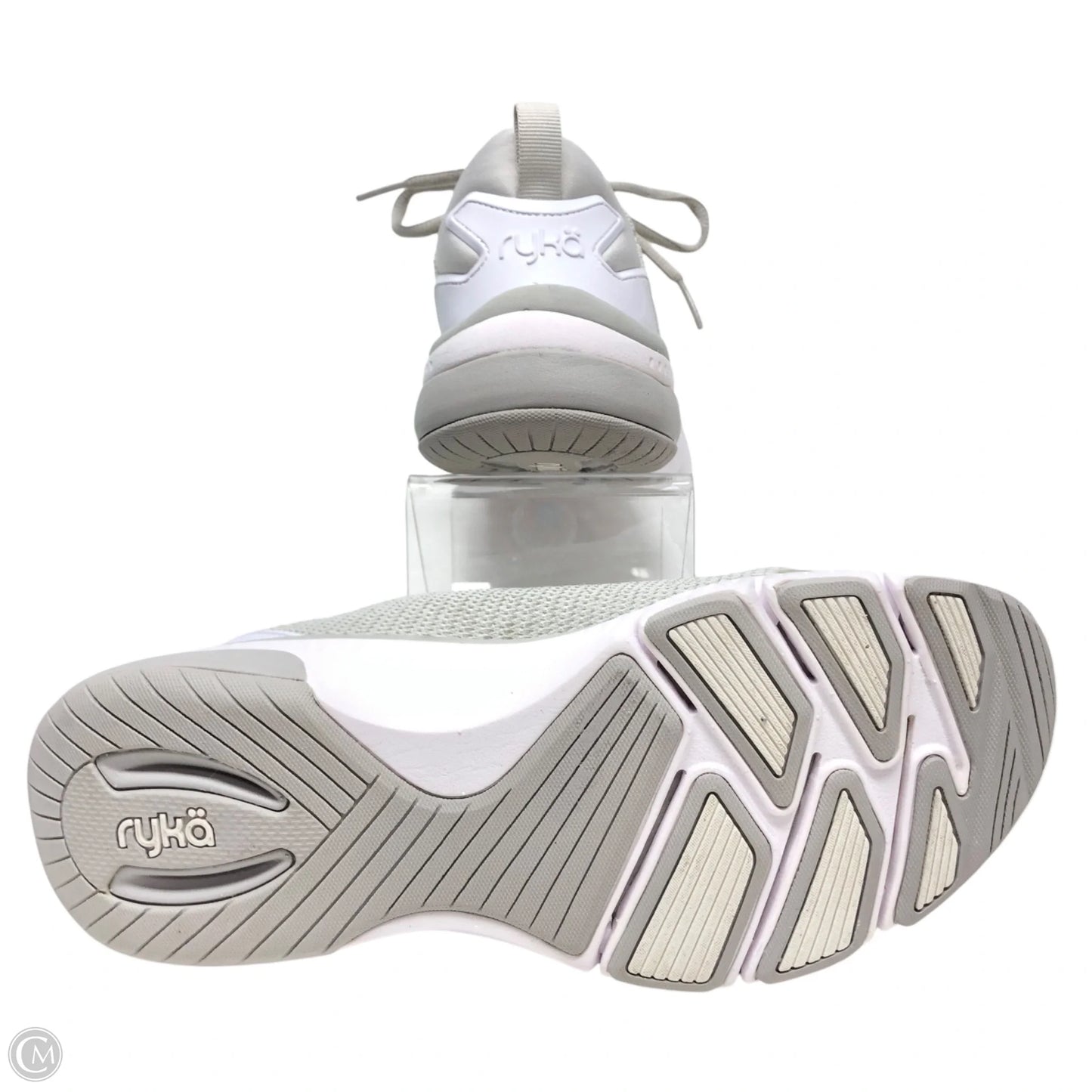 Shoes Athletic By Ryka In Green & Grey, Size: 6