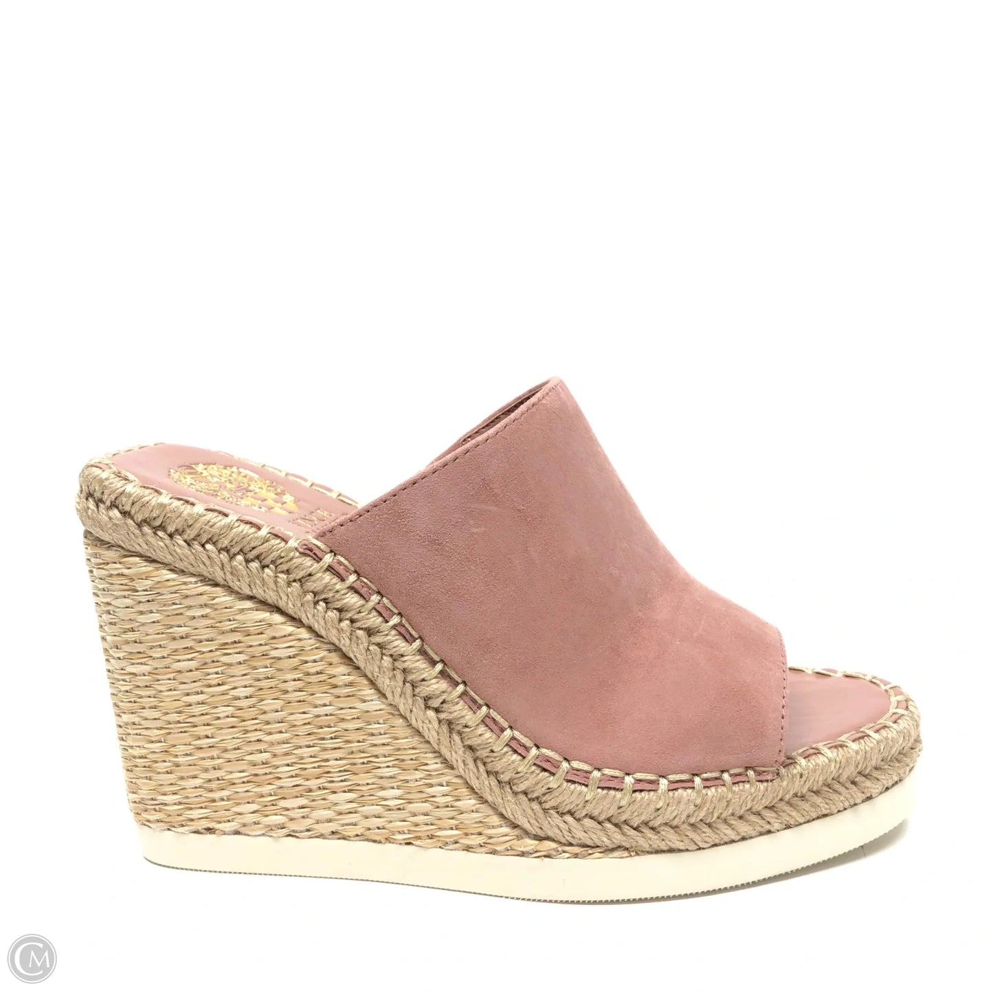 Sandals Heels Wedge By Vince Camuto In Pink, Size: 5.5