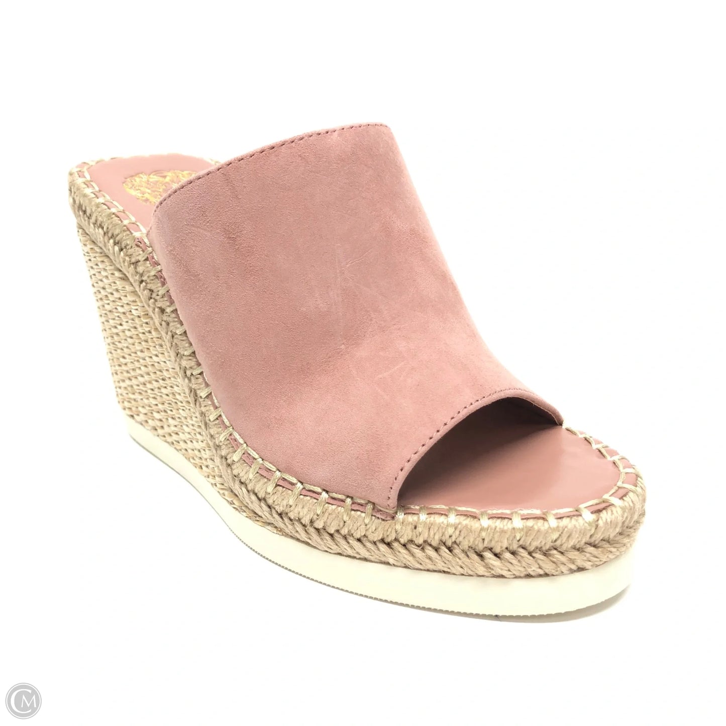Sandals Heels Wedge By Vince Camuto In Pink, Size: 5.5