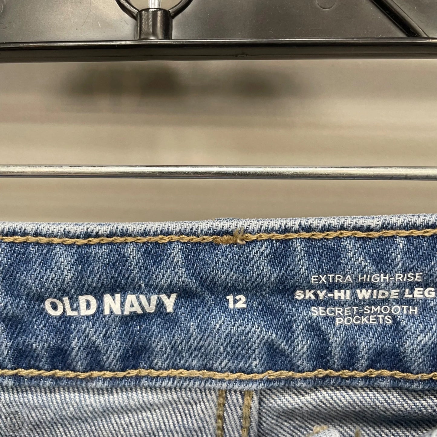 Jeans Wide Leg By Old Navy In Blue Denim, Size: 12